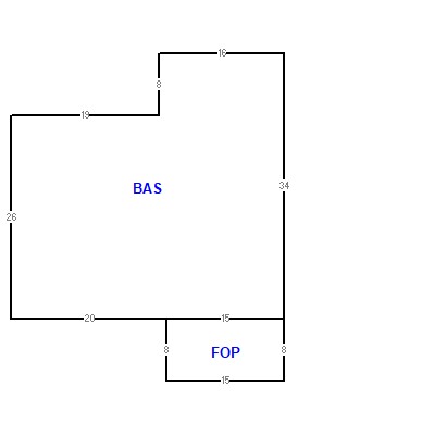 Building layout (traversing data) of this property