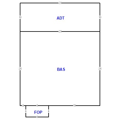 Building layout (traversing data) of this property