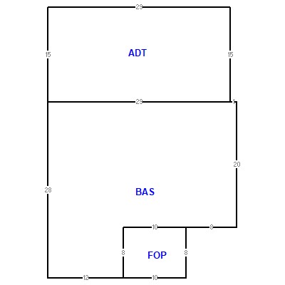Building layout (traversing data) of this property