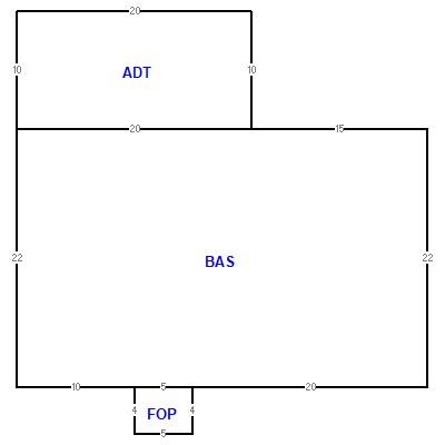 Building layout (traversing data) of this property