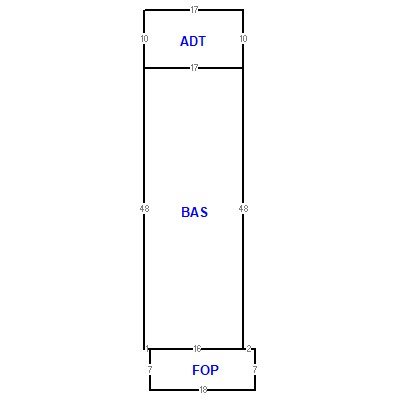 Building layout (traversing data) of this property