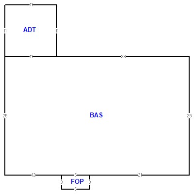 Building layout (traversing data) of this property