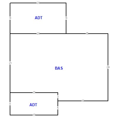 Building layout (traversing data) of this property
