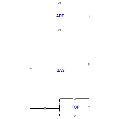 Building layout (traversing data) of this property