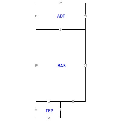 Building layout (traversing data) of this property