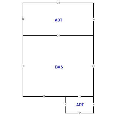 Building layout (traversing data) of this property