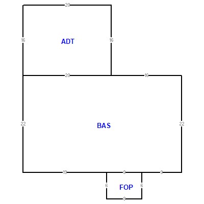 Building layout (traversing data) of this property