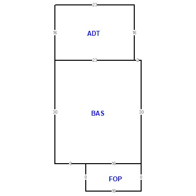 Building layout (traversing data) of this property