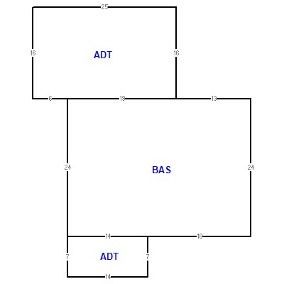 Building layout (traversing data) of this property