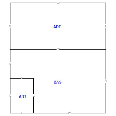 Building layout (traversing data) of this property