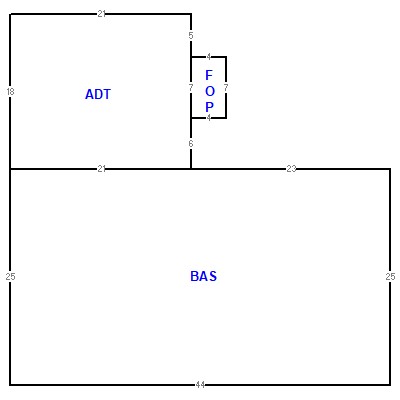 Building layout (traversing data) of this property