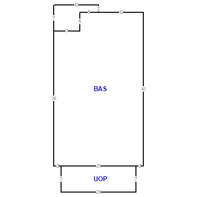 Building layout (traversing data) of this property