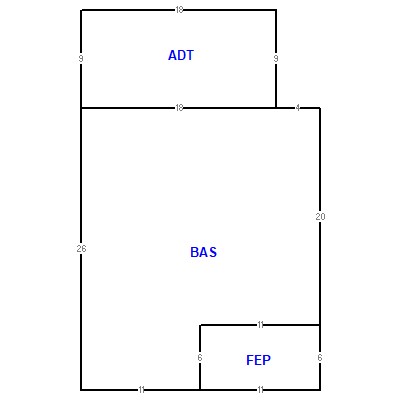 Building layout (traversing data) of this property