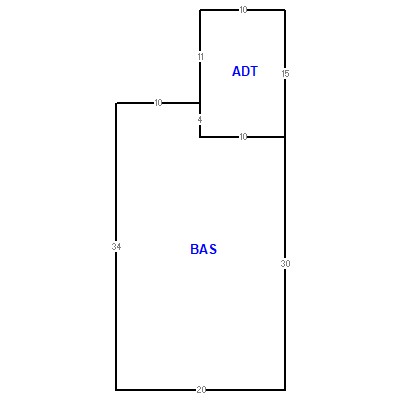 Building layout (traversing data) of this property