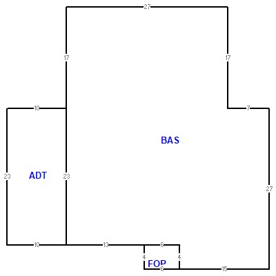 Building layout (traversing data) of this property