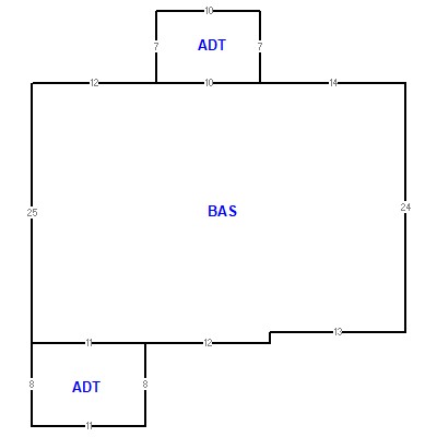 Building layout (traversing data) of this property