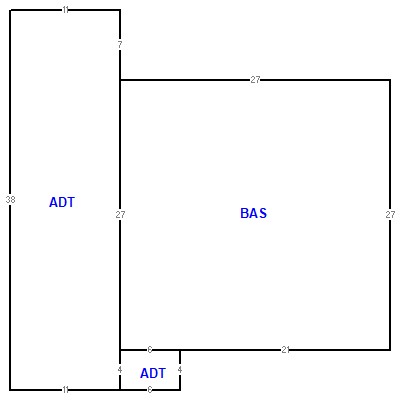 Building layout (traversing data) of this property