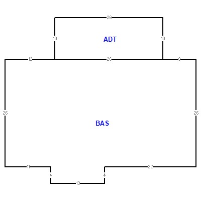 Building layout (traversing data) of this property