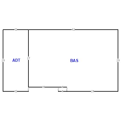 Building layout (traversing data) of this property