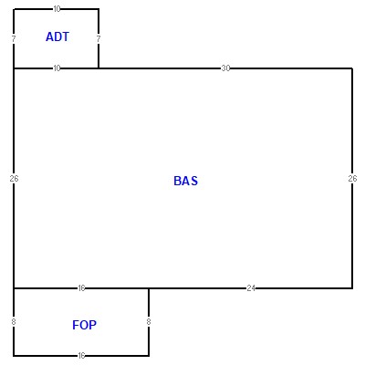 Building layout (traversing data) of this property