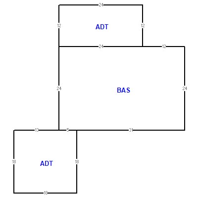 Building layout (traversing data) of this property