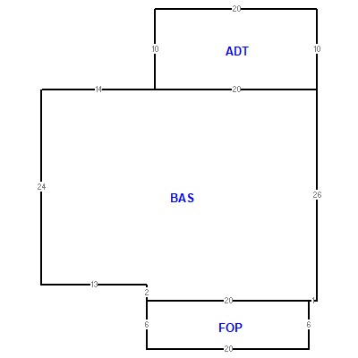Building layout (traversing data) of this property