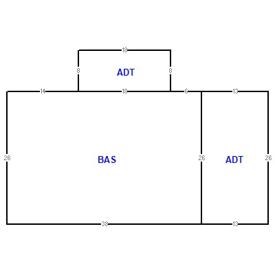 Building layout (traversing data) of this property
