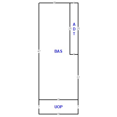 Building layout (traversing data) of this property