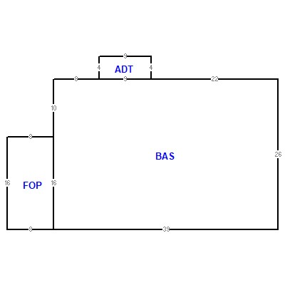 Building layout (traversing data) of this property