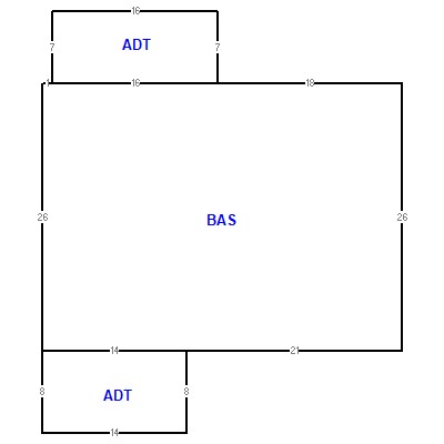 Building layout (traversing data) of this property