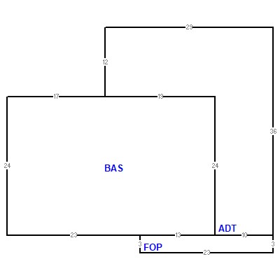 Building layout (traversing data) of this property