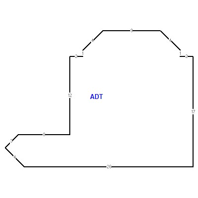 Building layout (traversing data) of this property
