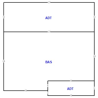 Building layout (traversing data) of this property