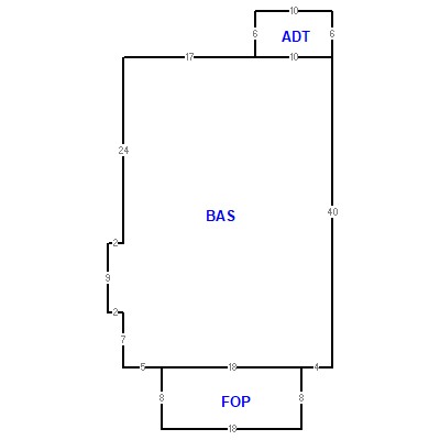 Building layout (traversing data) of this property