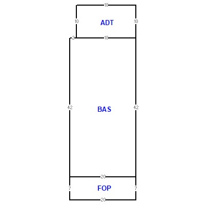 Building layout (traversing data) of this property