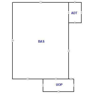 Building layout (traversing data) of this property