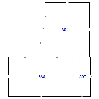 Building layout (traversing data) of this property