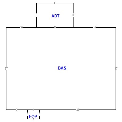 Building layout (traversing data) of this property
