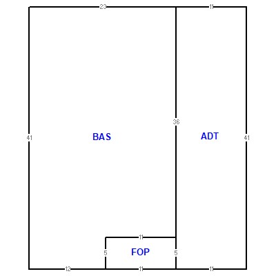 Building layout (traversing data) of this property