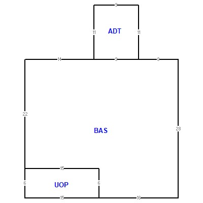 Building layout (traversing data) of this property