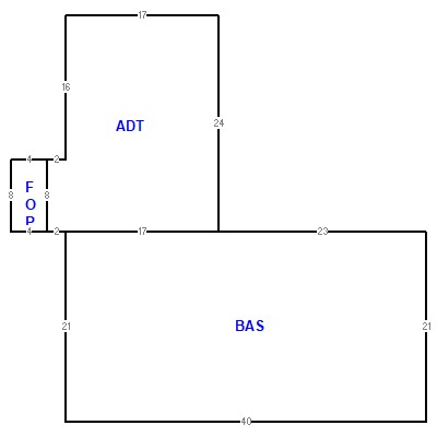 Building layout (traversing data) of this property
