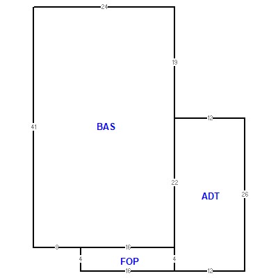 Building layout (traversing data) of this property