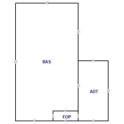 Building layout (traversing data) of this property
