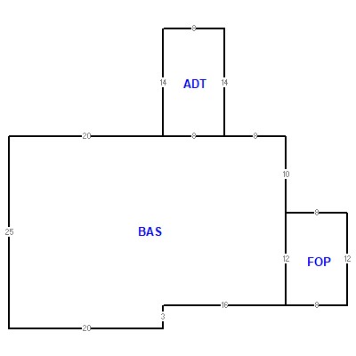 Building layout (traversing data) of this property