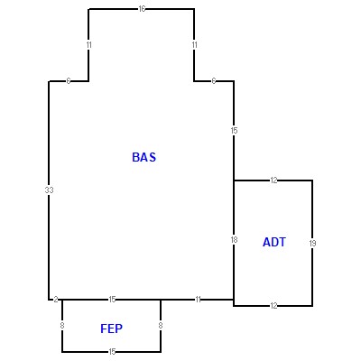 Building layout (traversing data) of this property