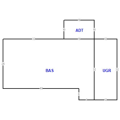 Building layout (traversing data) of this property