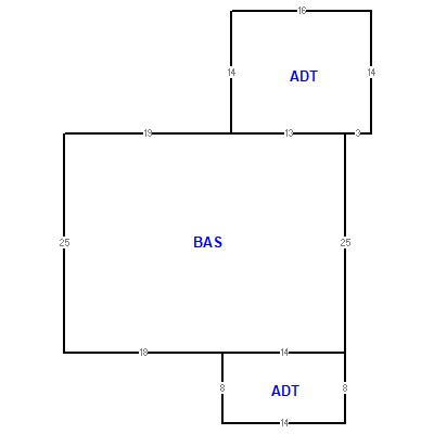 Building layout (traversing data) of this property