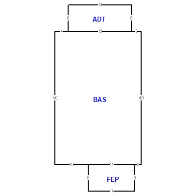 Building layout (traversing data) of this property