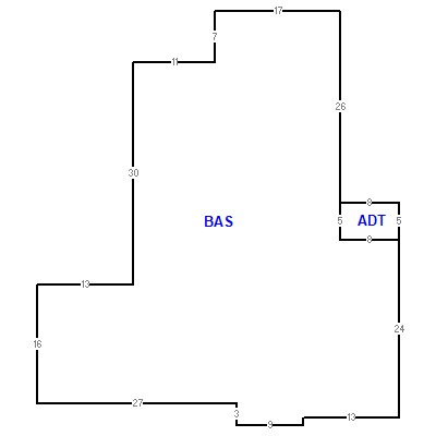 Building layout (traversing data) of this property