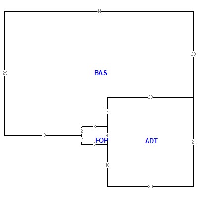 Building layout (traversing data) of this property